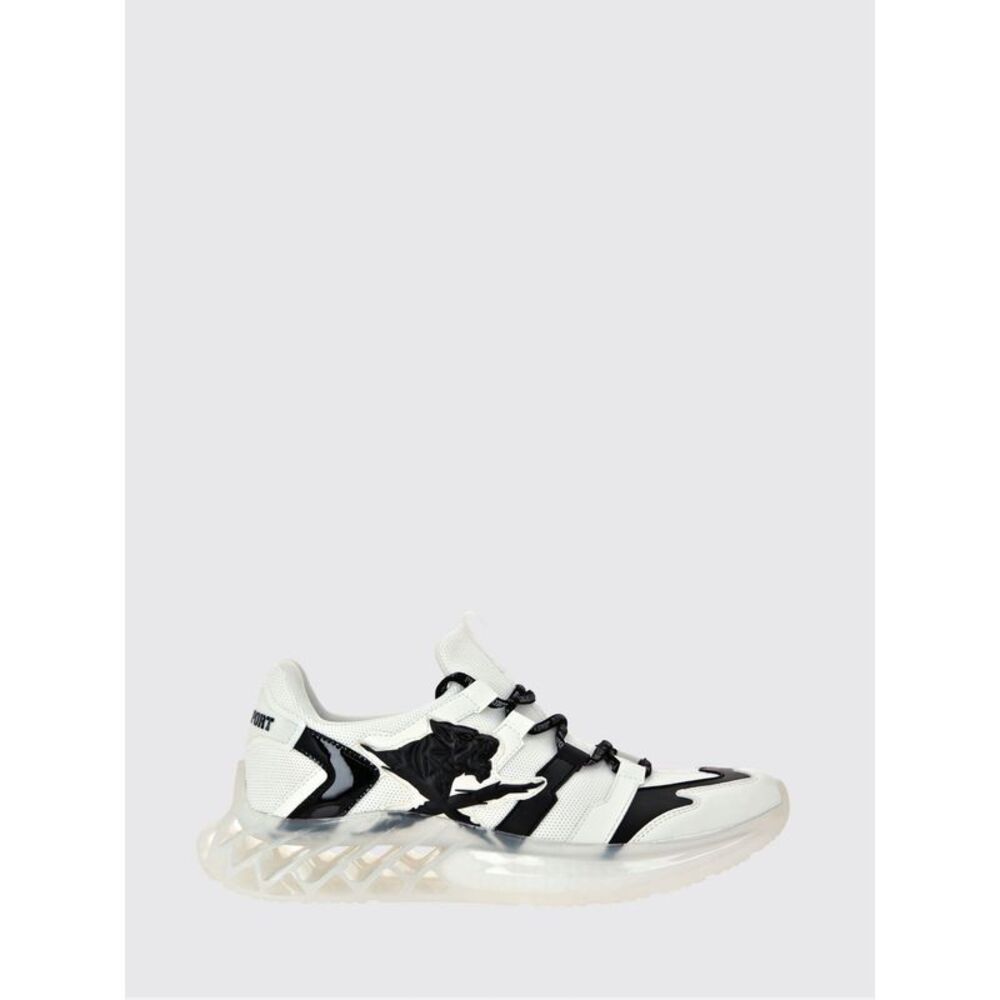 Plein Sport Men Plein Sport Runner Tiger Bicolor Abstract Print Mesh Sneakers